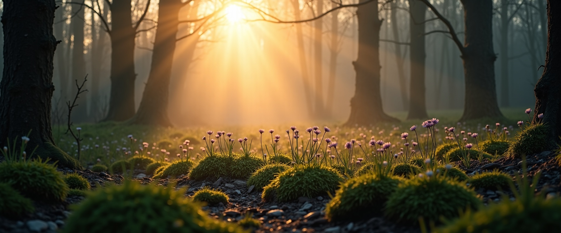 Seizoensgebonden natuurscene